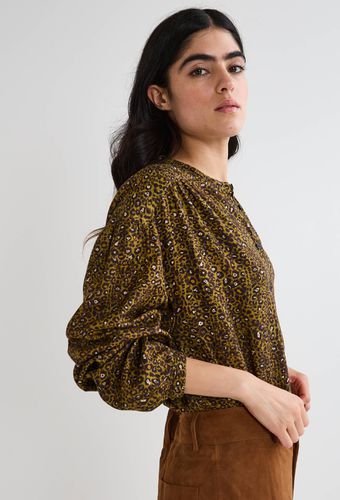 Blouse imprimée avec manches bouffantes - MONOPRIX - Modalova