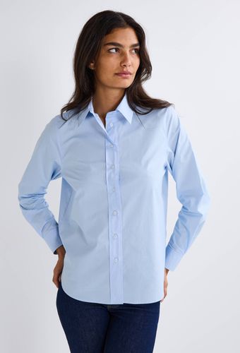 Chemise manches longues unie en coton - MONOPRIX - Modalova