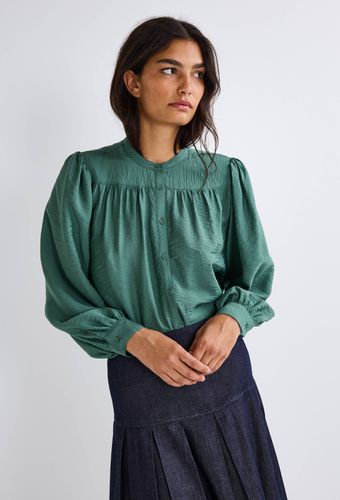 Blouse manches longues unie - MONOPRIX - Modalova