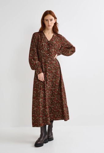 Robe midi cintrée imprimée - MONOPRIX - Modalova