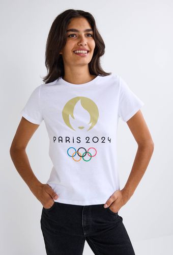 T-shirt manches courtes sous licence paris 2024 - Marque Nationale - Modalova