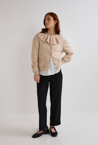 Cardigan col collerette contenant de l'alpaga - MONOPRIX - Modalova