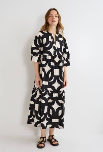 Robe midi ample imprimée en coton BIO GOTS - MONOPRIX - Modalova