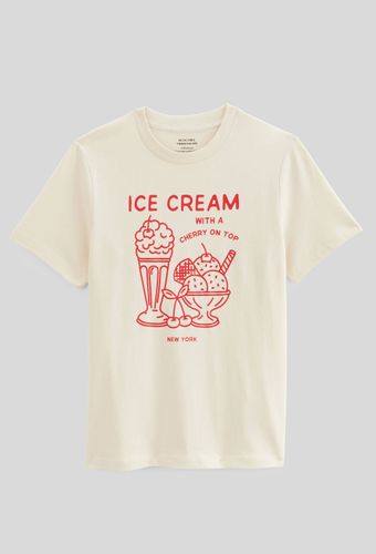 T-shirt manches courtes texte placé en coton BIO - MONOPRIX - Modalova