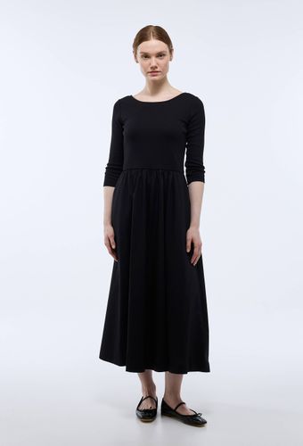 Robe à manches longues dos nu en coton BIO - MONOPRIX - Modalova