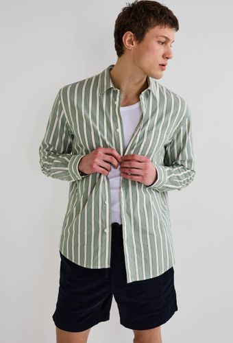 Chemise manches longues rayée en coton BIO GOTS - MONOPRIX - Modalova