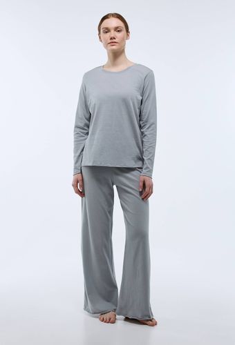 Pantalon uni à bords francs en coton BIO - MONOPRIX - Modalova