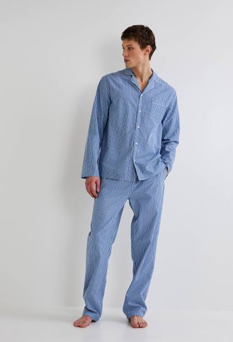 Pyjama chemise manches longues rayé et Pantalon rayé en coton BIO GOTS - MONOPRIX - Modalova