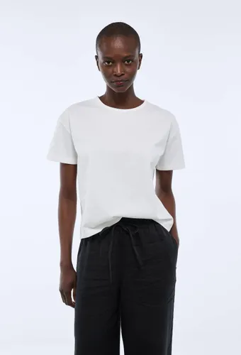 T-shirt à manches courtes uni en coton BIO - MONOPRIX - Modalova