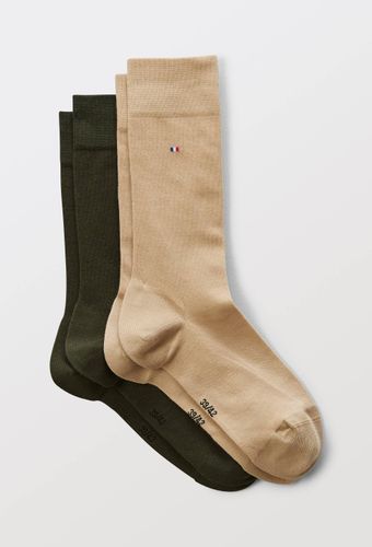 Lot de 2 paires de chaussettes en coton Fabrication Française - MONOPRIX - Modalova