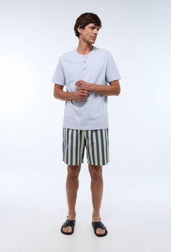 T-shirt col tunisien en coton BIO GOTS - MONOPRIX - Modalova