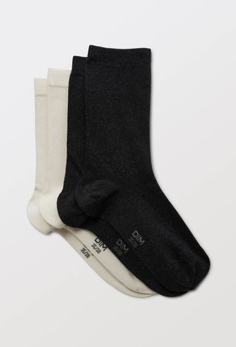 Lot de 2 chaussettes en coton DIM - DIM - Modalova