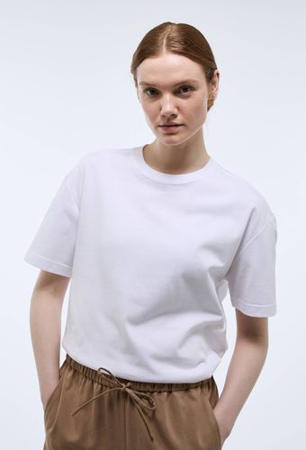 T-shirt à manches courtes uni en coton BIO - MONOPRIX - Modalova