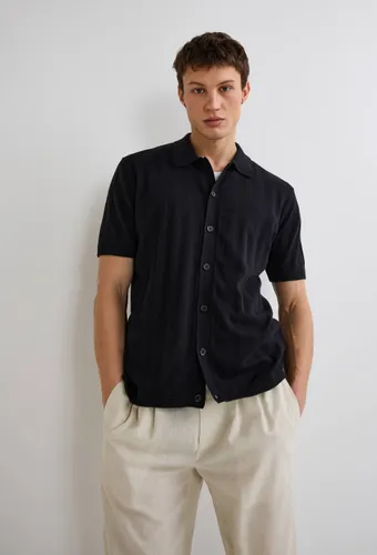 Pull manches courtes boutonné en coton BIO GOTS - MONOPRIX - Modalova