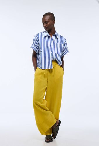 Chemise manches courtes rayée en coton BIO GOTS - MONOPRIX - Modalova