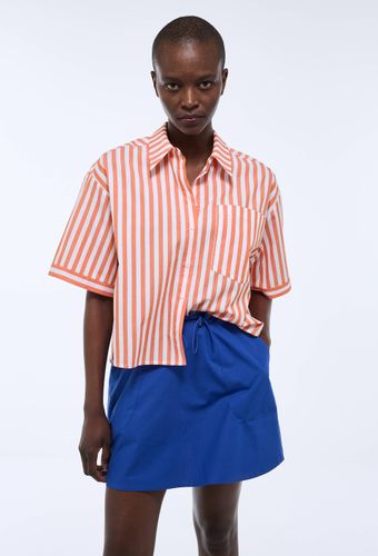 Chemise manches courtes rayée en coton BIO GOTS - MONOPRIX - Modalova