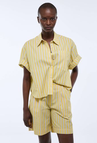 Chemise manches courtes rayée en coton BIO GOTS - MONOPRIX - Modalova