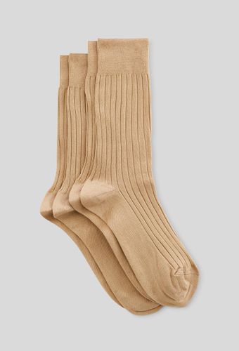 Lot de 2 chaussettes à côtes en fil d'écosse en coton - MONOPRIX - Modalova