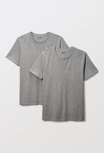 Lot de 2 t-shirts col rond en coton BIO GOTS - MONOPRIX - Modalova