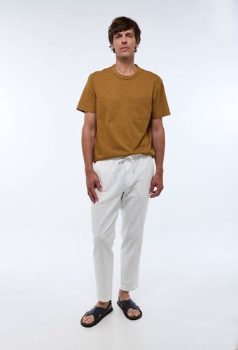 Pantalon taille élastiquée en coton BIO GOTS - MONOPRIX - Modalova