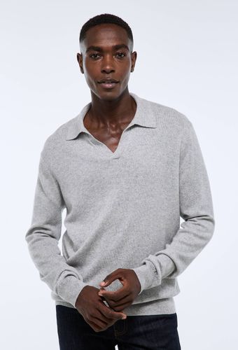 Pull col v en mélange laine et cachemire - MONOPRIX - Modalova