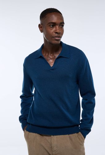 Pull col v en mélange laine et cachemire - MONOPRIX - Modalova