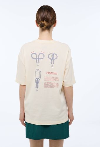 T-shirt à manches courtes imprimé placé au dos en coton BIO GOTS - MONOPRIX - Modalova