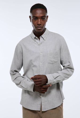 Chemise manches longues en flanelle de coton BIO GOTS - MONOPRIX - Modalova