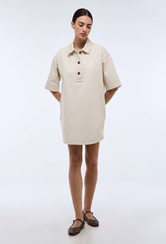 Robe courte en denim en coton - MONOPRIX - Modalova