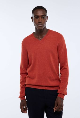Pull col V en cachemire - MONOPRIX PREMIUM - Modalova