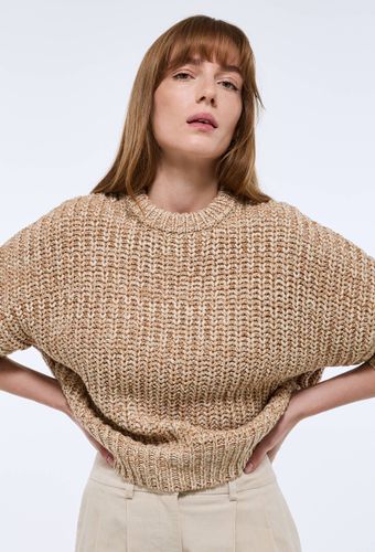 Pull à manches longues maille fantaisie - MONOPRIX - Modalova