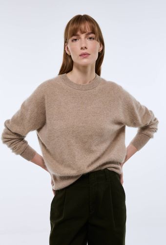 Pull manches longues en cachemire brossé - MONOPRIX PREMIUM - Modalova
