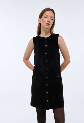 Robe courte en velours en coton - MONOPRIX - Modalova