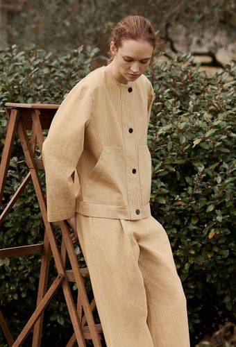 Veste courte rayée en coton - MONOPRIX - Modalova
