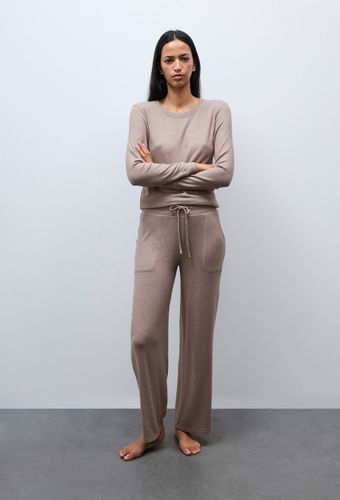 Pantalon large doux et léger - MONOPRIX - Modalova