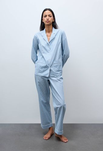 Pyjama long rayé en coton BIO GOTS - MONOPRIX - Modalova