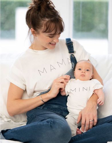 T-shirt en coton bio - Set maman et bébé - Seraphine - Modalova