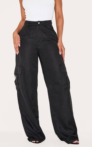 Black Shape Pantalon Cargo Large À Détail Boucle | Taille 36 - PrettyLittleThing - Modalova