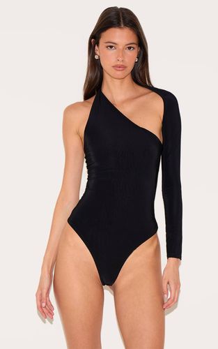 Black Body Asymétrique À Une Épaule | Taille 42 - PrettyLittleThing - Modalova