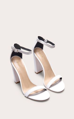 White Sandale À Talon Bloc May | Taille 41 - PrettyLittleThing - Modalova