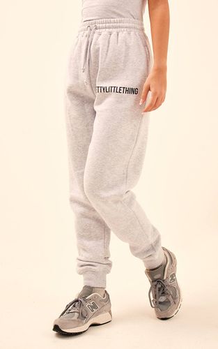 Ash Grey Joggers Taille Haute Avec Revers | Taille XS - PrettyLittleThing - Modalova