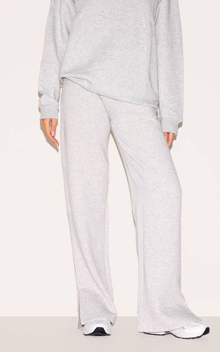 Ash Grey Jogging Évasé À Ourlet Fendu | Taille XL - PrettyLittleThing - Modalova