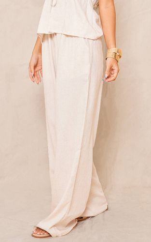 Stone Pantalon Large À Cordon De Serrage En Chiné Coordonné | Taille 42 - PrettyLittleThing - Modalova