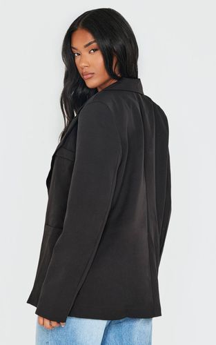 Black Blazer Minimaliste À Simple Boutonnage | Taille 34 - PrettyLittleThing - Modalova