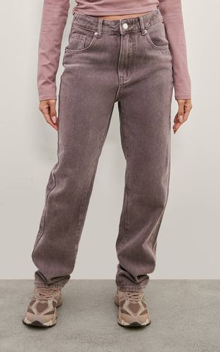 Jean Droit Taille Haute Délavé | Taille 32 - PrettyLittleThing - Modalova