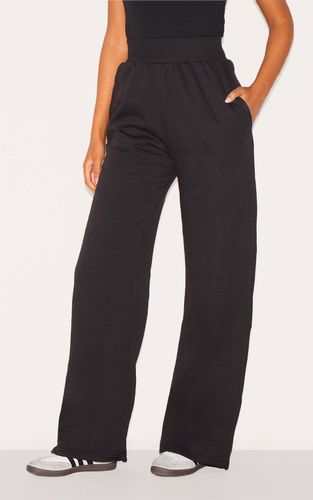 Black Jogger Tall Taille Haute Jambe Large | Taille Small - PrettyLittleThing - Modalova