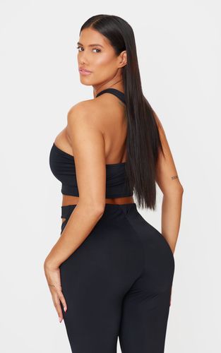 Crop Top Asymétrique Sculptant À Bretelles Shape | Taille 48 - PrettyLittleThing - Modalova