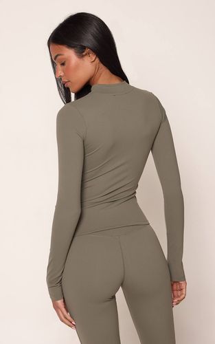 Olive Veste Zippée Sculptante Basique Tall | Taille XS - PrettyLittleThing - Modalova