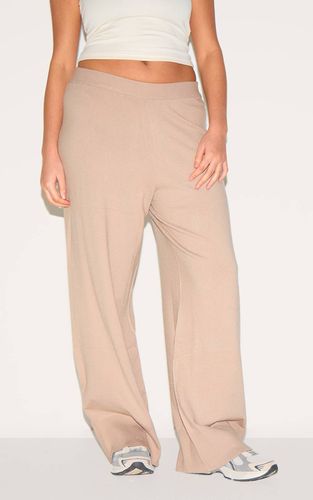 Pantalon Large En Maille Basique Plus | Taille 2XL - PrettyLittleThing - Modalova