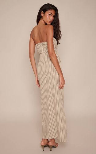 Stone Robe Mi-longue Bandeau Froncée | Taille 42 - PrettyLittleThing - Modalova